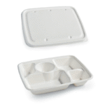 6-com Pulp Lid for Lunch Tray(FTL-061) - Image 2